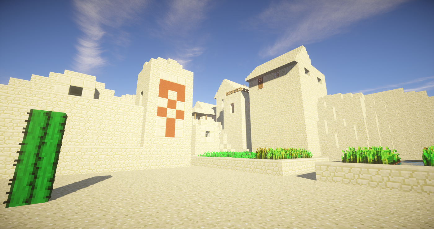 The Desert Temple Village Minecraft Seeds